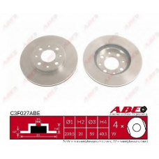 C3F027ABE ABE Тормозной диск