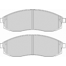 FD7107N NECTO Комплект тормозных колодок, дисковый тормоз