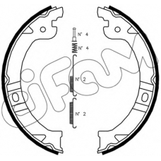 153-027K CIFAM Комплект тормозных колодок, стояночная тормозная с