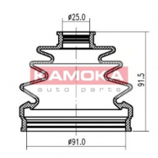 1146360 KAMOKA Пыльник, приводной вал