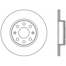 BDR2444.10 OPEN PARTS Тормозной диск