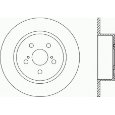 BDR2042.10 OPEN PARTS Тормозной диск