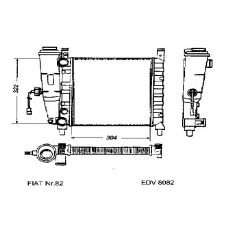 8082 KЬHLER-PAPE Wasserkьhler  pkw