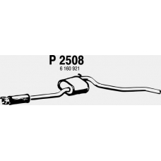 P2508 FENNO Средний глушитель выхлопных газов