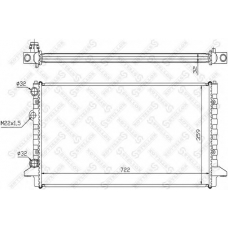 10-25011-SX STELLOX Радиатор, охлаждение двигателя