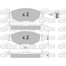 822-254-0 CIFAM Комплект тормозных колодок, дисковый тормоз