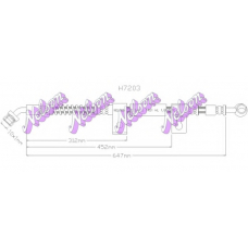 H7203 Brovex-Nelson Тормозной шланг