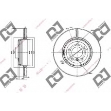 BD1168 DJ PARTS Тормозной диск