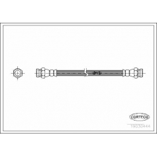 19030444 CORTECO Тормозной шланг