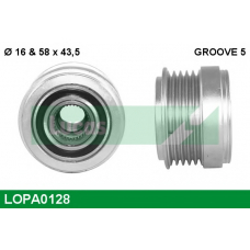 LOPA0128 TRW Механизм свободного хода генератора