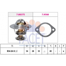 7.8837 FACET Термостат, охлаждающая жидкость