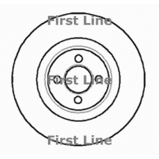 FBD286 FIRST LINE Тормозной диск