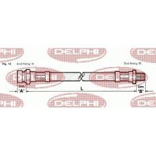 LH0454 DELPHI Тормозной шланг