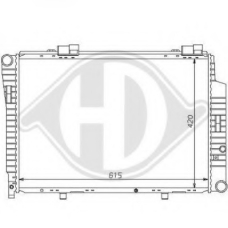 8121150 DIEDERICHS Радиатор, охлаждение двигателя