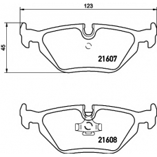 8DB 355 007-511 HELLA PAGID Комплект тормозных колодок, дисковый тормоз