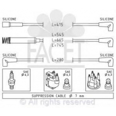 4.8513 FACET Комплект проводов зажигания