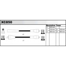 XC850 QUINTON HAZELL Ккомплект проводов зажигания
