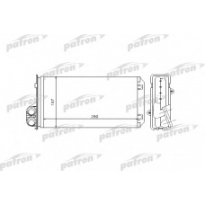 PRS2068 PATRON Теплообменник, отопление салона