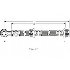 PHD119 TRW Тормозной шланг