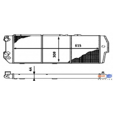 8MK 376 714-581 HELLA Радиатор, охлаждение двигателя