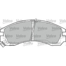 598552 VALEO Комплект тормозных колодок, дисковый тормоз