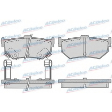 AC058751D AC Delco Комплект тормозных колодок, дисковый тормоз