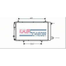 1504901 KUHLER SCHNEIDER Радиатор, охлаждение двигател