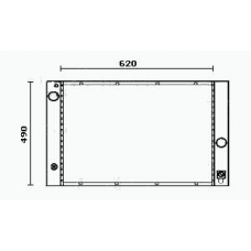 RM0608 EQUAL QUALITY Радиатор, охлаждение двигателя