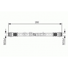 1 987 481 199 BOSCH Тормозной шланг