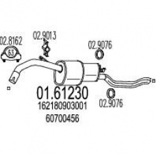 01.61230 MTS Глушитель выхлопных газов конечный