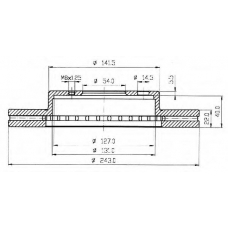 BDC3560 QUINTON HAZELL Тормозной диск