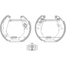 8DB 355 003-781 HELLA PAGID Комплект тормозных колодок