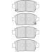 FDB1985 FERODO Комплект тормозных колодок, дисковый тормоз