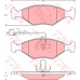 GDB1340 TRW Комплект тормозных колодок, дисковый тормоз