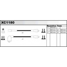 XC1180 QUINTON HAZELL Комплект проводов зажигания