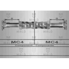 8024 Malo Тормозной шланг