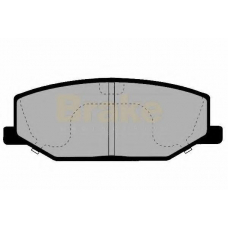 PA1401 BRAKE ENGINEERING Комплект тормозных колодок, дисковый тормоз