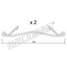 KIT.090 fri.tech. Комплектующие, колодки дискового тормоза