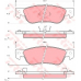 GDB768 TRW Комплект тормозных колодок, дисковый тормоз