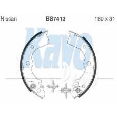 BS-7413 KAVO PARTS Комплект тормозных колодок