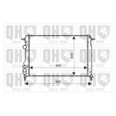 QER2294 QUINTON HAZELL Радиатор, охлаждение двигателя
