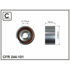 244-101 CAFFARO Натяжной ролик, ремень грм