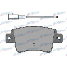 AC0581224AD AC Delco Комплект тормозных колодок, дисковый тормоз