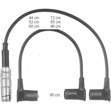 0300890558 BERU Комплект проводов зажигания