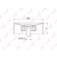 PB5136 LYNX Ролик натяжного механизма / приводной