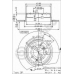 08.5174.34 BREMBO Тормозной диск