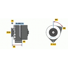 0 120 489 476 BOSCH Генератор