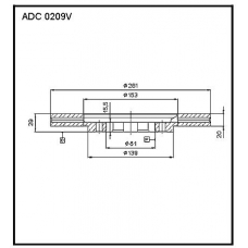 ADC 0209V Allied Nippon Гидравлические цилиндры