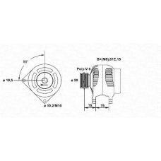 943355097010 MAGNETI MARELLI Генератор