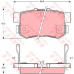 GDB3175 TRW Комплект тормозных колодок, дисковый тормоз